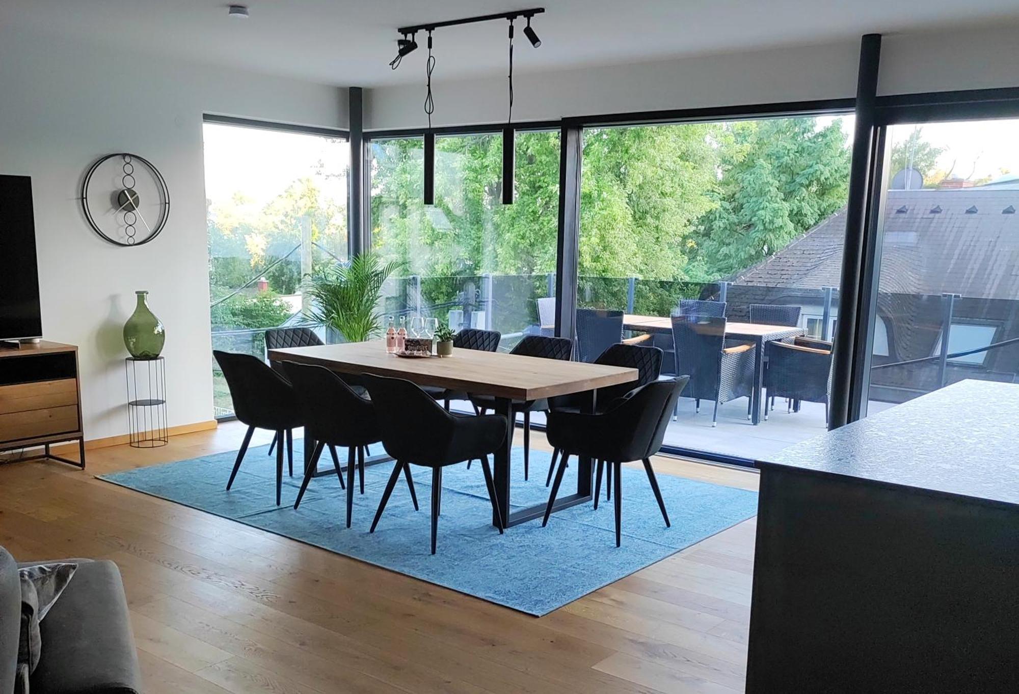 Luxurioeses Penthouse Mit Blick Auf Die Uno-City Und Dem Kaiserwasser. 3Schlafzimmer, 2 Baeder, Privat Lift Ins Apartment เวียนนา ภายนอก รูปภาพ